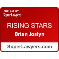 Rated by Super Lawyers: Rising Stars, Brian Joslyn. superlawyers.com