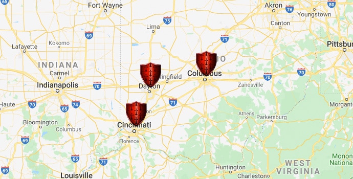 Palm Beach office location shown on map