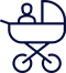 Baby Stroller Icon