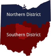 Jurisdiction of Federal District Courts in Ohio